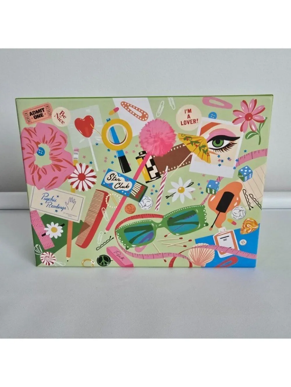 Ban.do x Bijou Karman Junk Drawer Jigsaw Puzzle 500 Pieces Complete